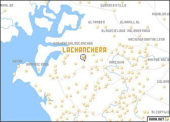 map of La Chanchera