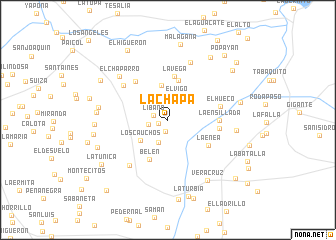 map of La Chapa