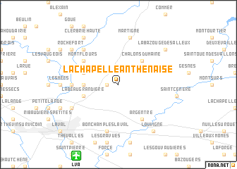 map of La Chapelle-Anthenaise
