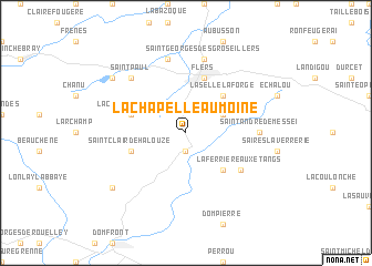 map of La Chapelle-au-Moine