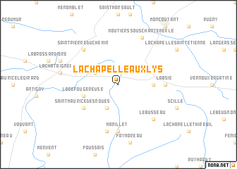 map of La Chapelle-aux-Lys