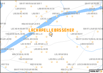 map of La Chapelle-Basse-Mer