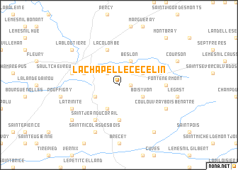 map of La Chapelle-Cécelin