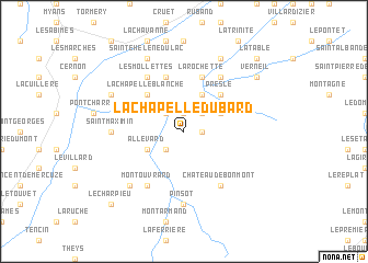 map of La Chapelle-du-Bard