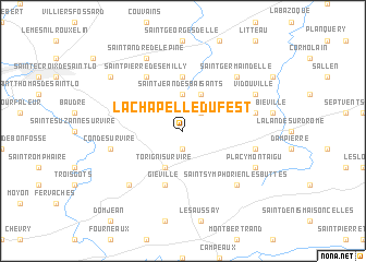 map of La Chapelle-du-Fest