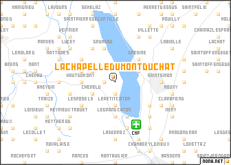 map of La Chapelle-du-Mont-du-Chat