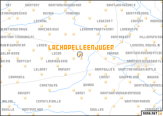 map of La Chapelle-en-Juger