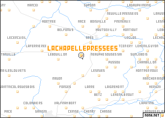 map of La Chapelle-près-Sées