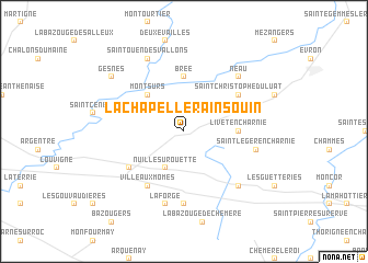 map of La Chapelle-Rainsouin