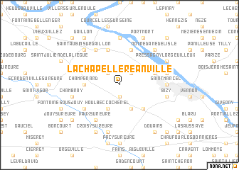 map of La Chapelle-Réanville