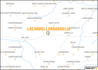 map of La Chapelle-Rousselin