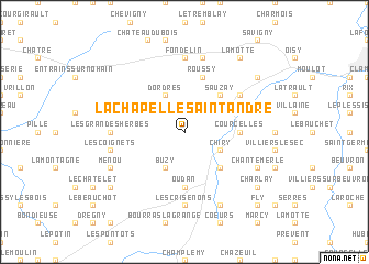 map of La Chapelle-Saint-André