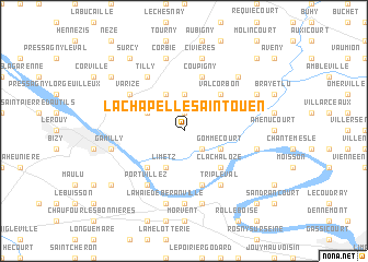 map of La Chapelle-Saint-Ouen