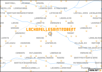 map of La Chapelle-Saint-Robert