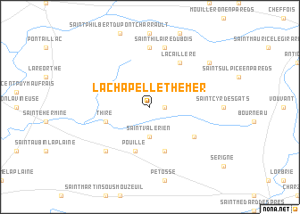 map of La Chapelle-Thémer