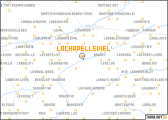 map of La Chapelle-Viel