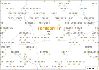 map of La Chapelle