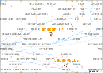 map of La Chapelle