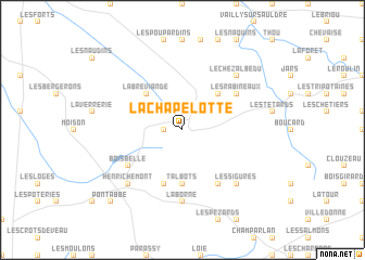 map of La Chapelotte