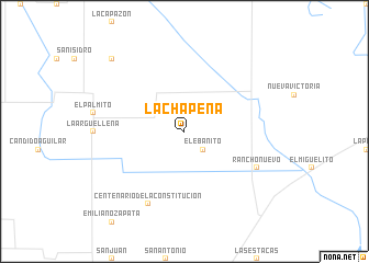 map of La Chapeña