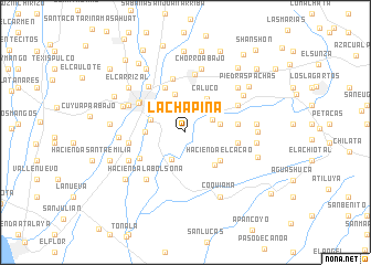 map of La Chapina