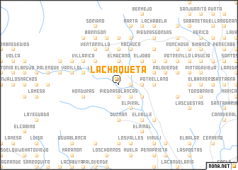 map of La Chaqueta