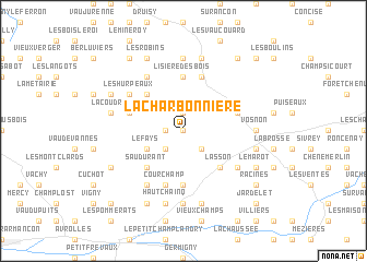 map of La Charbonnière