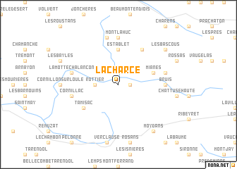 map of La Charce