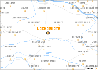 map of La Charmoye