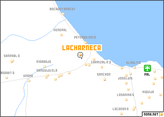 map of La Charneca