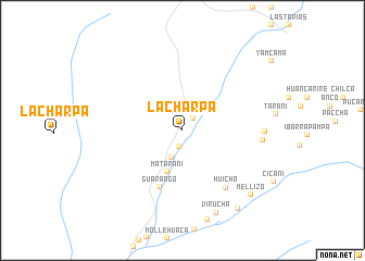 map of La Charpa