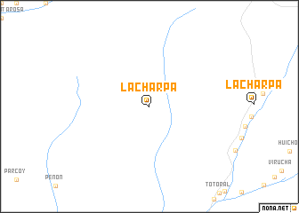 map of La Charpa