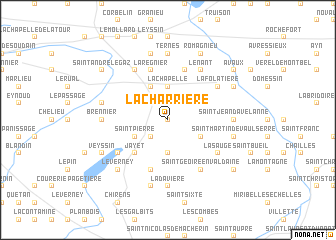map of La Charrière