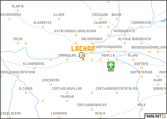 map of Láchar