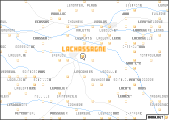 map of La Chassagne