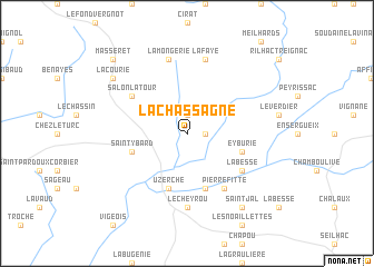 map of La Chassagne