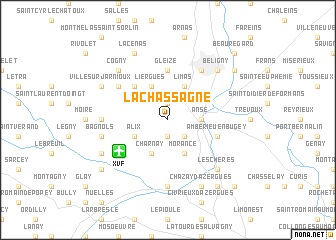 map of Lachassagne