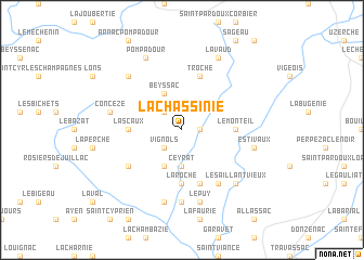 map of La Chassinie