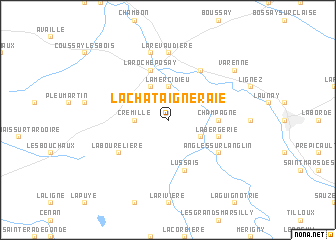 map of La Châtaigneraie