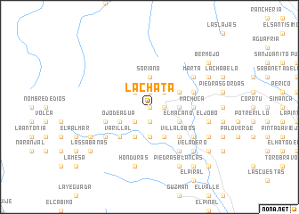 map of La Chata