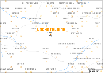 map of La Châtelaine