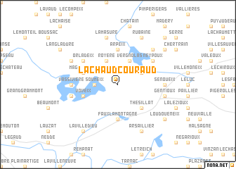 map of La Chaud Couraud