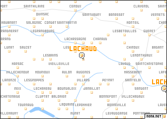 map of La Chaud