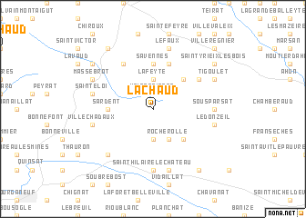 map of La Chaud