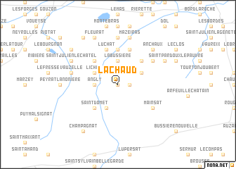 map of La Chaud