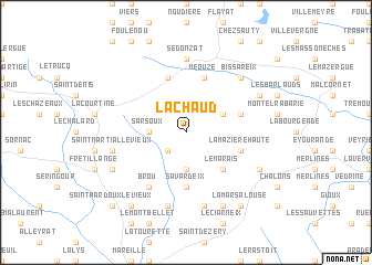 map of La Chaud