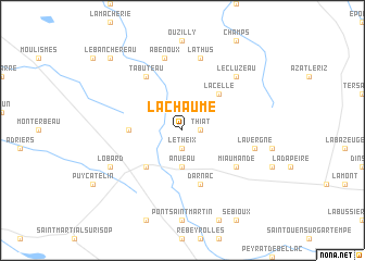 map of La Chaume