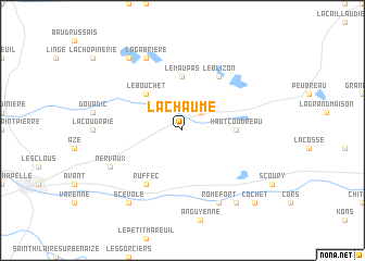 map of La Chaume