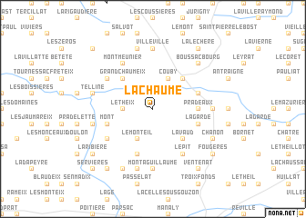 map of La Chaume