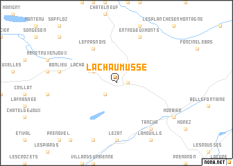 map of La Chaumusse